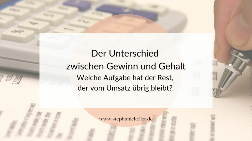Der Unterschied zwischen Umsatz und Gewinn
