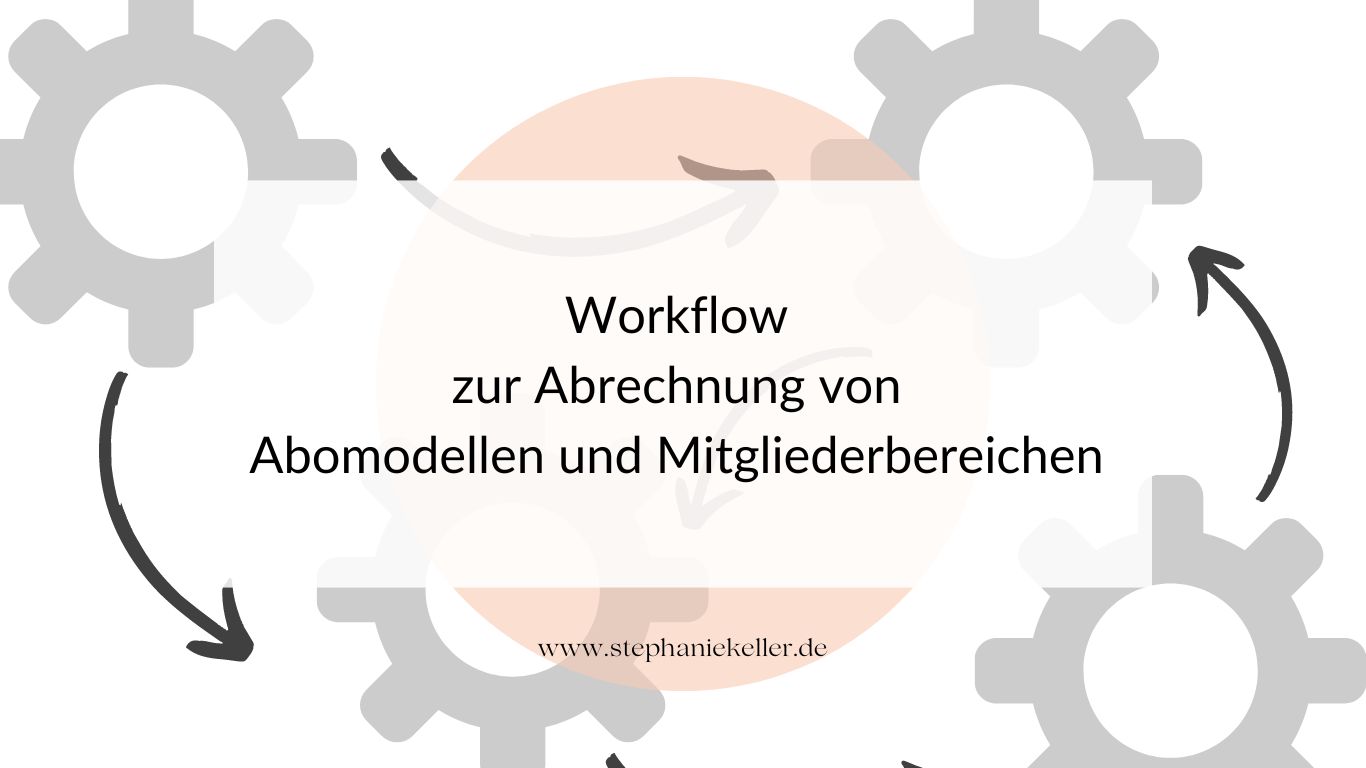 Workflow zur Abrechnung von Abomodellen und Mitgliederbereichen Workflow zur Abrechnung von<br />
Abomodellen und Mitgliederbereichen