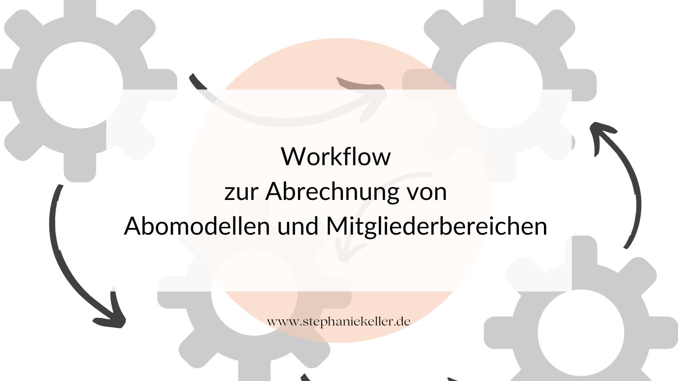 Workflow zur Abrechnung von Abomodellen und Mitgliederbereichen