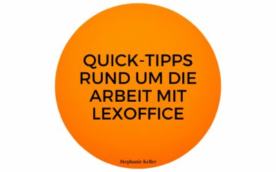 Quick-Tipps rund um das Arbeiten mit lexoffice