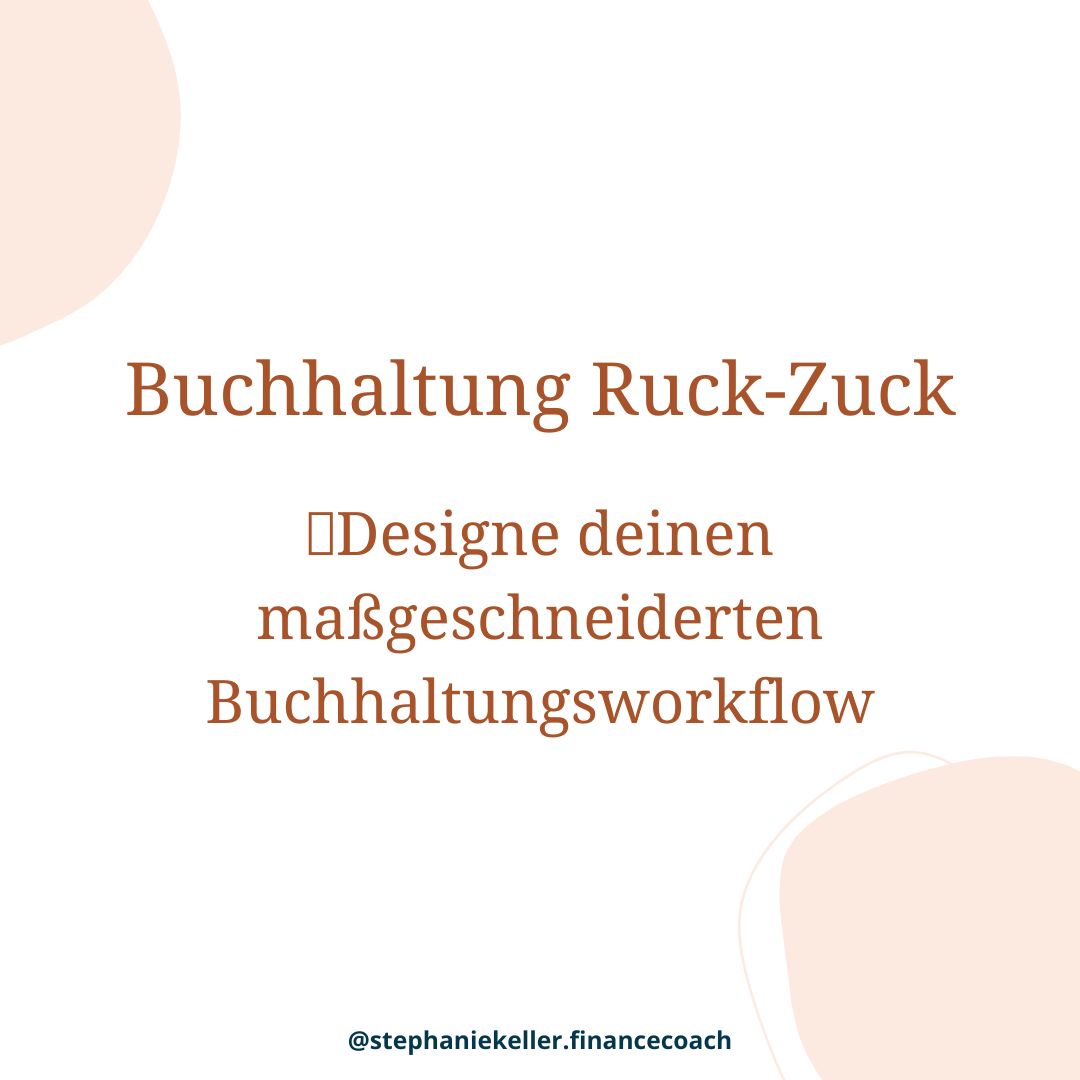 Onlinekurs Buchhaltungsworkflow Onlinekurs Buchhaltungsworkflow