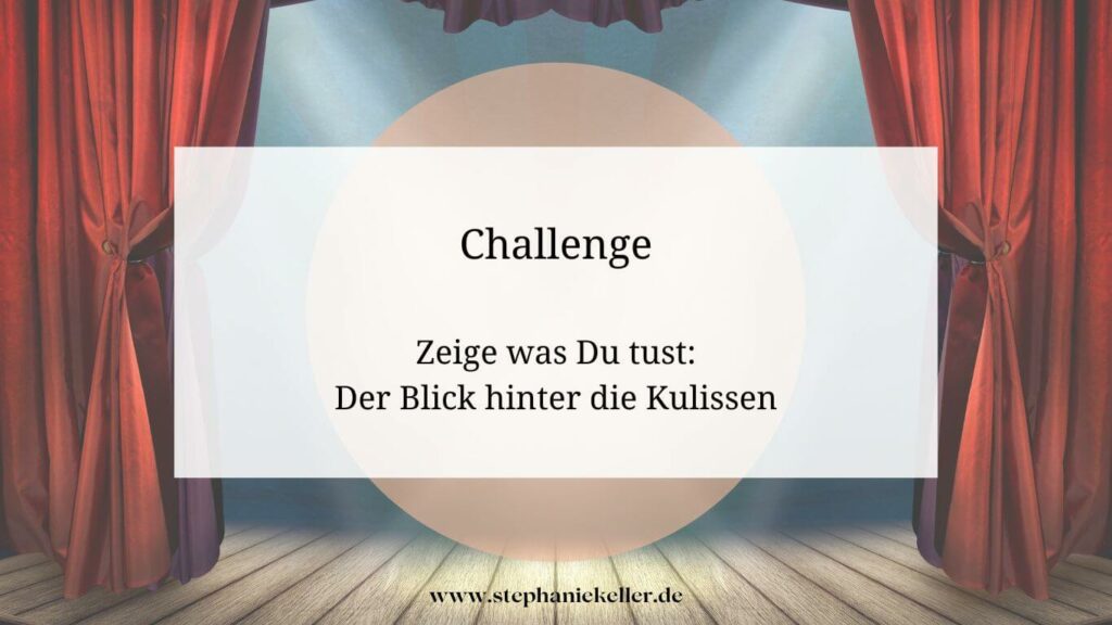 Zeige was du tust Challenge